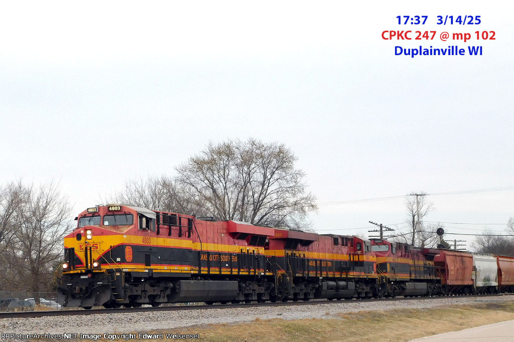 Trio of KCS lead 247 - no mexicans on PI day